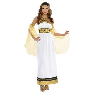 New Amscan Divine Goddess Adult Women Halloween Costume Medium 4-Pc
